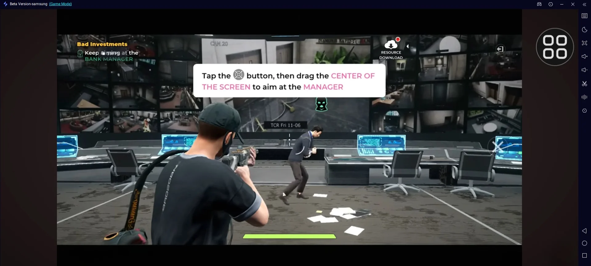 Gangstar Mirage City opening tutorial mission interface
