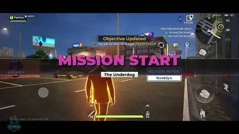 Gangstar Mirage City character taking a street vehicle